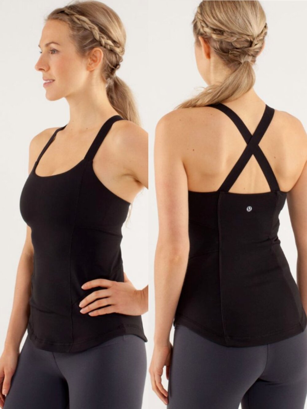 Lululemon Work it Out Tank in Black Size 4